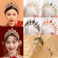 thumbnail image 2 of DESIGNICE Crown Alloy Material Electroplated Craft Birthday Crown Perfect for Wedding Princess Crown 8x16cm,Silver, 2 of 2