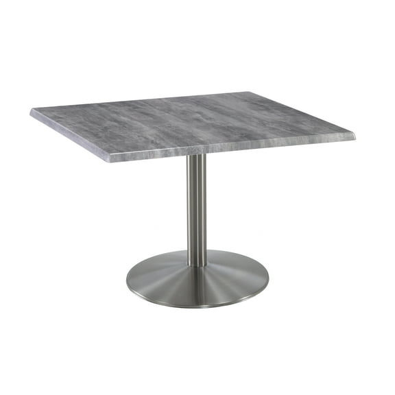 30" Tall OD214 Indoor/Outdoor All-Season Table with 36" Diameter White Ash Top