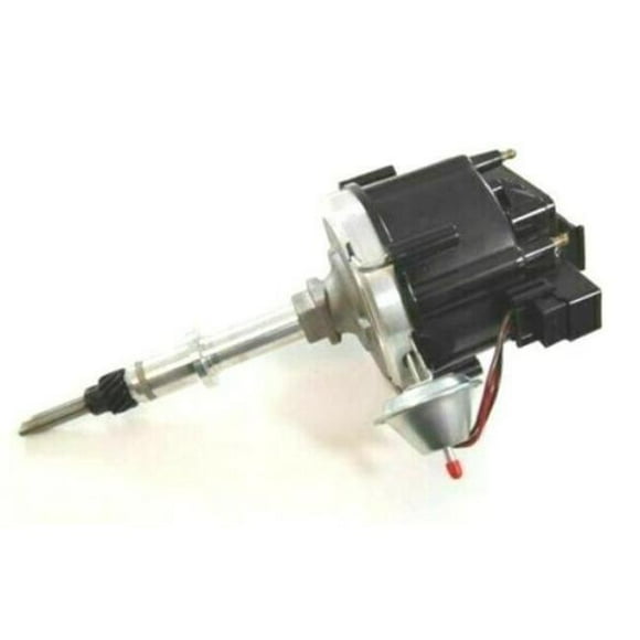 HEI Electronic Distributor Cap for Chevy Inline 6 Cylinder 230 250 292, Black