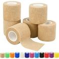 thumbnail image 1 of 6pcs Skin Tone Ankle and Swelling Code Self Adhesive Bandage 6/12/24/48 2 Inch 1 Inch/2pcs Skin Tone, 1 of 5