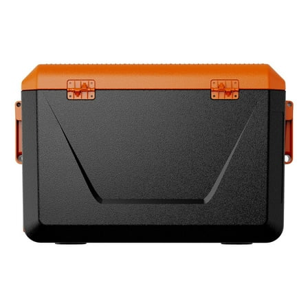 63 QT Hard Cooler - Portable Ice Chest for Camping, Beach, Holds 90 Cans, with Cup Holder & Lid