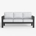 thumbnail image 5 of LayinSun Aluminum Outdoor Patio Metal Couch, 3-Seat Sofa Chair with Cushions, 5 of 8
