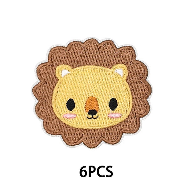 HLONK Iron On Patches Adorable Cartoon Animal Patches for Clothes Hot-Selling Iron On Patches for Clothes Creative Embroidered Patches for Jeans Raccoon