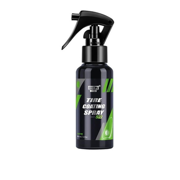Vaporisateur Brillant pour Pneus avec Revêtement au Graphène, Polissage Longue Durée pour Pneus de Voiture, Formule Hydrofuge et Résistante à la Saleté