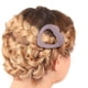 thumbnail image 3 of Pinza para el cabello plana de PC mate con forma de corazón, pinza tipo pico de pato, agarre fuerte, para sujetar el cabello rizado en la parte posterior de la cabeza. Fácil de colocar. No se dobla. A, 3 of 4