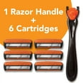 thumbnail image 3 of BIC Comfort 3 Refillable 3 Blade Razor for Men, 1 Handle and 6 Cartridges, 7 Piece Razor Set, 3 of 9