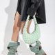 thumbnail image 5 of 6862 Bolso Yunduo bolso hombro para mujer bolso pequeño plisado bolso para axila-PZ20230920006249 Verde, 5 of 9
