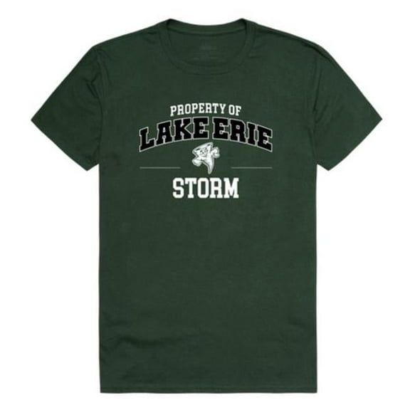 Lake Erie College Property T-Shirt, Forest White - Medium