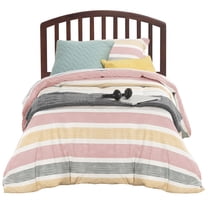 Hillsdale Furniture Carolina Wood Twin Headboard with Frame, Walnut