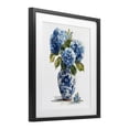 thumbnail image 2 of Stupell Industries Traditional Porcelain Vase with Hydrangea Bouquet Black Framed Print Under Glass, 13 x 16, by Imagine It Images, 2 of 8