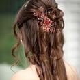 thumbnail image 3 of Peineta de cristal para novia, peineta para boda, tocado, accesorios para el cabello de novia, 3 of 8