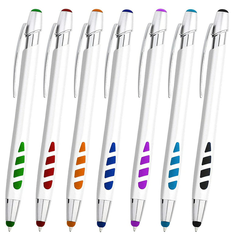 Stylus Pens - 2 in 1 Touch Screen & Writing Pen, Sensitive Stylus Tip - for  Your iPad, iPhone, Kindle, Nook, Samsung Galaxy & More - Assorted Colors