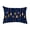 Navy Blue, variant on Simply Daisy, 14" x 20" Oar Numbers Navy Nautical Decorative Outdoor Pillow