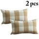 thumbnail image 2 of Funda de almohada moderna: funda de cojín a rayas a cuadros de 2 piezas para sofá, 2 of 6