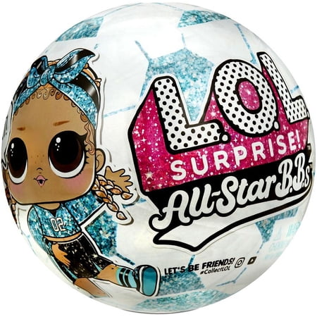 LOL Surprise All Stars BBs Series 3 Soccer Teal Rockets Mystery Pack (TEAL Team, 1 RANDOM Figure!)