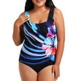 thumbnail image 4 of Women's Plus Size One-Piece Swimsuits Bathing Suit With Tummy Control Swimwear, 4 of 4