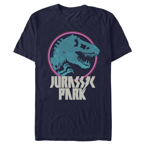 Mens Jurassic World Neon Pop Fossil T Shirt
