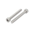 thumbnail image 2 of Uxcell M4X35mm 316 Stainless Steel Fully Thread Hex Socket Cap Screw Bolt (10-pack), 2 of 5