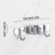 thumbnail image 3 of Estante flotante de pared para baño, estante de exhibición de metal, estante flotante de acero al carbono, decoración moderna para baño, estilo industrial rústico, marco de metal, para, 3 of 9