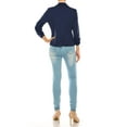 thumbnail image 5 of MOA COLLECTION Women's Basic Long Sleeves Button Blazer Jacket, 5 of 6