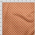 thumbnail image 3 of oneOone Cotton Flex Orange Fabric Leaves & Geometric Sewing Craft Projects Fabric Prints By Yard 40 Inch Wide, 3 of 4