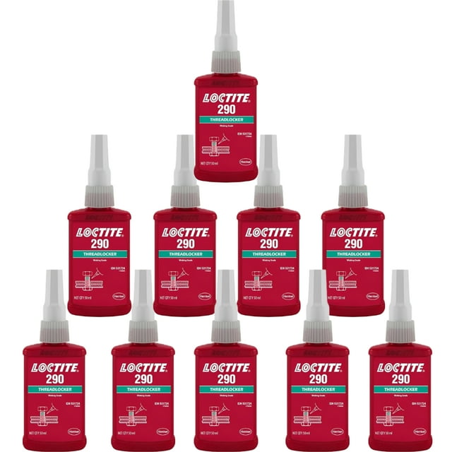 Loctite 290 Threadlocker Adhesive 50ml Pack of 10 Pieces
