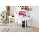 thumbnail image 5 of Yeshouse mesa de comedor rústica para 6-8 personas, rectangular y grande, con patas de metal resistentes, ideal para cocina, comedor u oficina, diseño moderno de mediados de siglo, 5 of 6