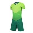 thumbnail image 5 of Nilvkv Boys Sweatsuit, Boys Summer Outfits, Fast Dry Breathable Short Sleeve Jersey and Pocketed Shorts Set Training Green 8-10 Years, 5 of 8
