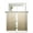 Brown, variant on Brown Beige Curtains 72 Inch Length, Sheer Curtains for Bedroom Living Room Window Gradient Monochrome Modern Country Rod Pocket Voile Drapes Kitchen Curtains Small Half Window 52"x72" 2 Panels