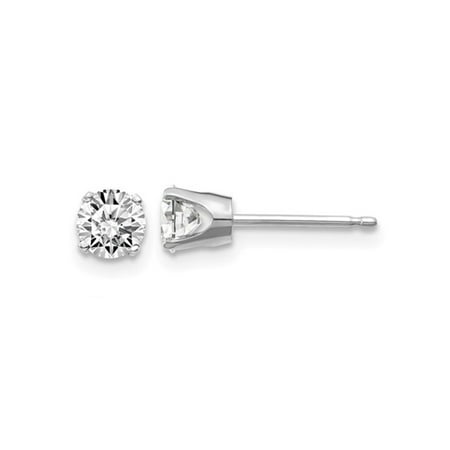 7 10 Carat Ctw I2 K L Diamond Solitaire Stud Earrings In 14k