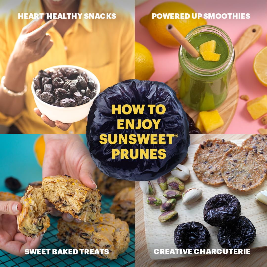 Sunsweet Amazin Prunes Pitted Cherry Essence 6 Pack