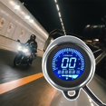 thumbnail image 2 of Motorcycle Odometer LCD Digital Speedometer Tachometer Gauges Night Light 12V, 2 of 7