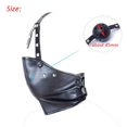 thumbnail image 3 of Sex Toy for Couple SM Leather Hood Half Face Mask,Head Harness Strap Muzzle Mask Gag,Slave BDSM Bondage Silicone Ball Gag Erotic, 3 of 5