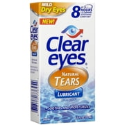 Clear Eyes Mild Dry Eyes Natural Tears Eye Drops-0.5 oz