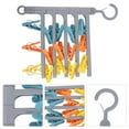 thumbnail image 5 of Rotatable Clothes Drying Rack with Stainless Steel Octopus Hook and Clips for Socks, Underwear, Laundry Dryer Accessories, 5 of 9