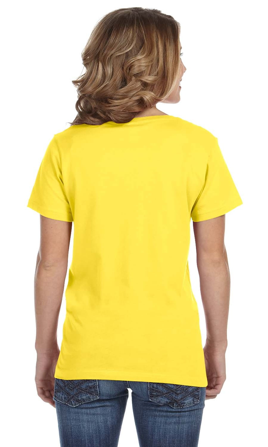 Anvil Womens Sheer V-Neck T-Shirt 392A