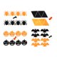 thumbnail image 4 of Pancartas de Halloween Sunnimix Bandera de Halloween 180x160mm Cabaza, 4 of 8