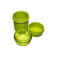 thumbnail image 4 of SET DE 3 TOPPERS DE ACERO INOXIDABLE Ideal para el desayuno o comida, apto para usar en micro ondas, cada topper tiene tapa de rosca con válvula, anti derrames, son 3 diferentes tamaños, libre de PBA, 4 of 5