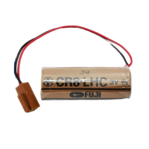 (Pack of 1) 3V Lithium Battery Replacement for FDK CR8. LHC 17450 Toto Flusher Battery TH559EDV410R with Brown Plug