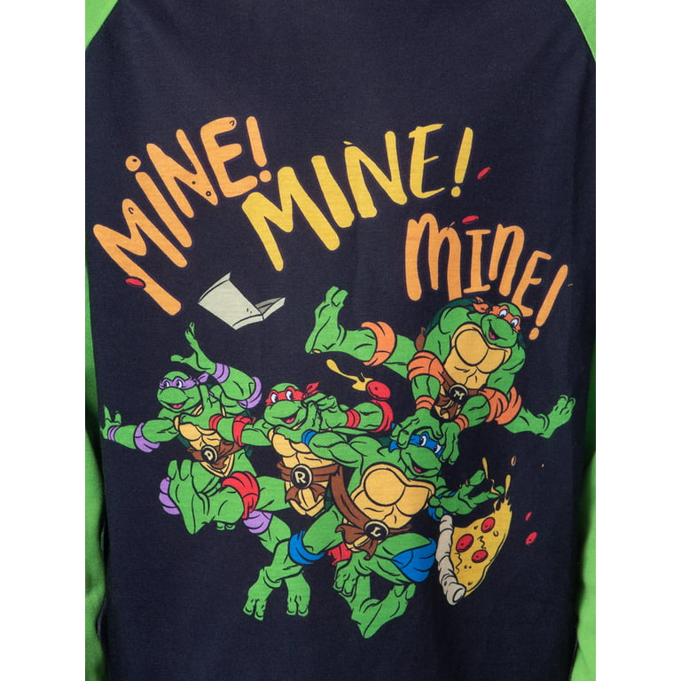  Teenage Mutant Ninja Turtles Boys 2-Piece Loose-Fit Pajamas  Set, Pizza Party: Clothing, Shoes & Jewelry