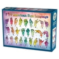 thumbnail image 3 of Cobble Hill 500 Piece Puzzle - American Sign Language - Sample Poster Included, 3 of 5