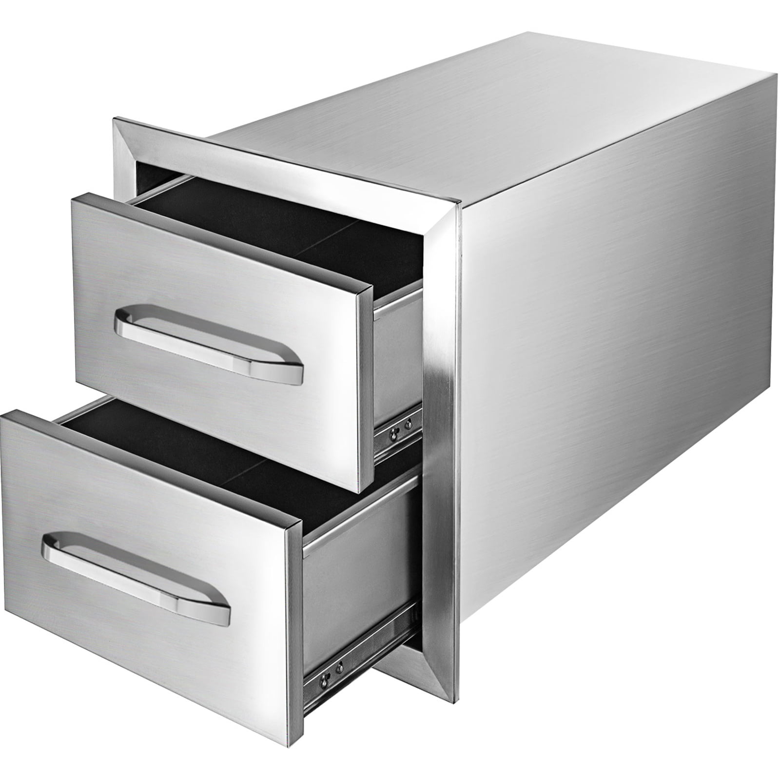 yuxiangBBQ Outdoor Kitchen Drawers Stainless Steel,14 W x 8 H Single Drawer,Flush Mount for Outdoor Kitchen or BBQ Island