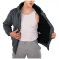 thumbnail image 3 of Sudadera Hoodie Hombre Borrega Con Capucha Negro Reimer, 3 of 5