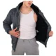 thumbnail image 3 of Sudadera Hoodie Hombre Borrega Con Capucha Negro Reimer, 3 of 5