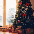 thumbnail image 5 of 120pcs Christmas Ribbon Bows Red Mini Ribbon Bows Christmas Tree Decoration, 5 of 5