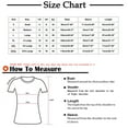 thumbnail image 3 of Western Shirts Casual Tee for Women 2024 Summer T Shirt Short Sleeve Crewneck Beach Tops Vintage Country Graphic Red XL, 3 of 4