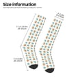 thumbnail image 5 of Fotbe Sea Turtle print Women's Men's Novelty Crew Socks Cotton Socks Knee High Socks for Walking,Running,Nurses,Pregnancy, 5 of 9