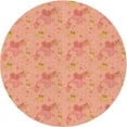 thumbnail image 1 of Ahgly Company Machine Washable Indoor Round Transitional Bright Orange Area Rugs, 8' Round, 1 of 7
