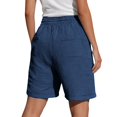 thumbnail image 4 of MYAOYI Womens Drawstring Muslin Shorts Loose Fit Gauze Summer Bottoms, 4 of 7