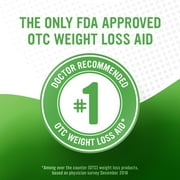 Alli Orlistat Weight Loss Supplement Capsules Starter pack, 60 Mg, 60 Count